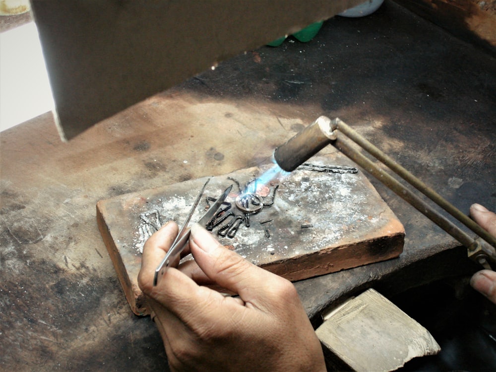 Soudure à l’atelier